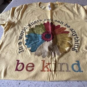 Yellow 'Be Kind'  T-Shirt